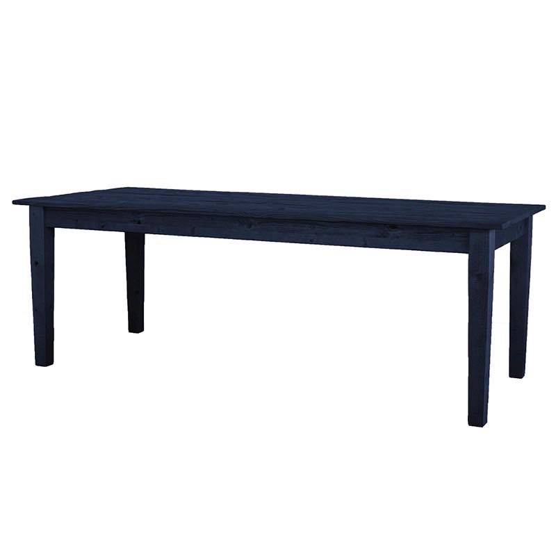 Reclaimed Wood Provence Farm Table, 10ft - Navy